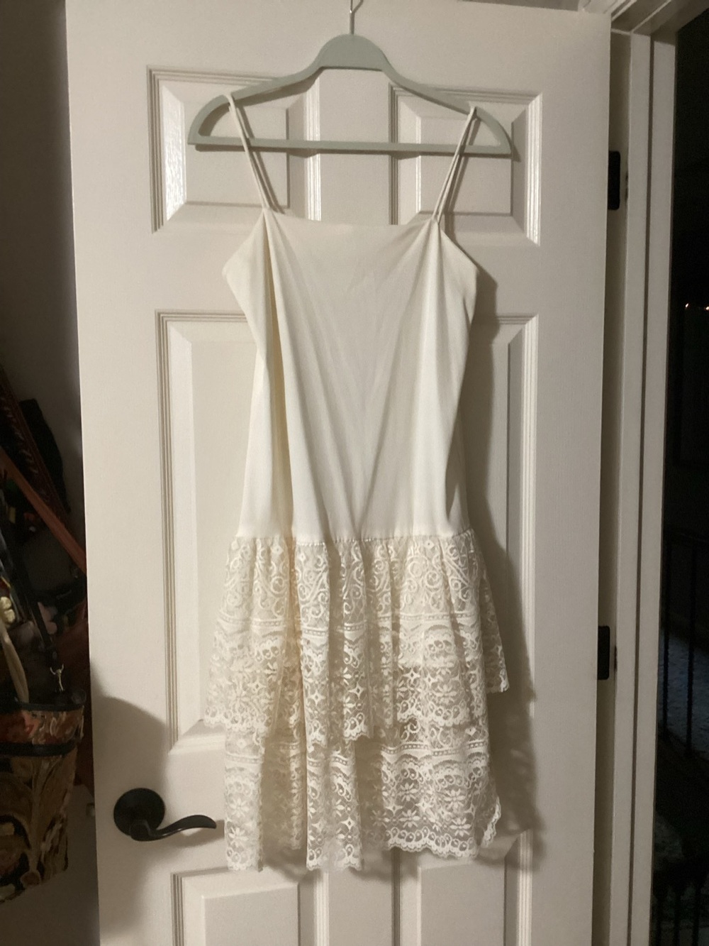 Vintage White Lace Slip Dress W/ Top by GlenRob - Picture 4 of 6